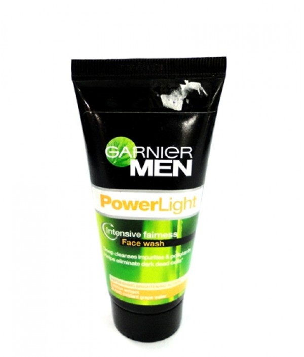 Garnier men powerlight face wash